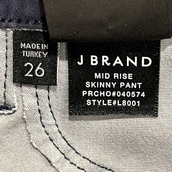 J Brand Navy Skinny Pants - Picture 13 of 16
